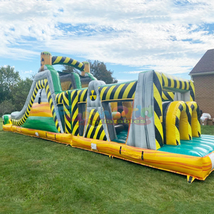 Giant kids outdoor party jumpers bouncy catle combo bouncer <b>inflatable</b> toxic bouncy castle obstacle course - Product Image 3