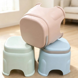 Tabouret portable en plastique Winning Streak, diamètre 23 cm, antidérapant, pour salle de bain et douche, pour adultes - Product Image 1