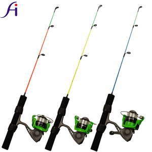 <span class=keywords><strong>Canne</strong></span> à pêche sur glace et moulinet combinés, <span class=keywords><strong>canne</strong></span> à pêche courte et portable avec poignée en EVA pour la pêche sur glace en hiver, sports de plein air - Product Image 1
