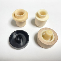 Nuevo producto, tapón de corcho de madera con vertedor de inserción para aceite, tapón de corcho sintético de plástico, tapón de fácil flujo para aceite de oliva