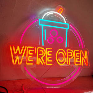 Thé au lait Boba Juicy <span class=keywords><strong>Bubble</strong></span> <span class=keywords><strong>Tea</strong></span> Enseigne au néon Enseigne lumineuse personnalisée Logo Led Signalisation <span class=keywords><strong>Bubble</strong></span> <span class=keywords><strong>Tea</strong></span> Enseigne au néon - Product Image 4