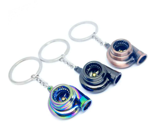 Turbo Metal Custom Logo Carabiner Keychain with Nickel Plating for Promotional Giveaways