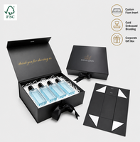 Scatola Regalo Pieghevole Magnetica Personalizzata in Cartone 1200g con Magneti N52, Finitura Opaca Soft Touch per Profumi, Cosmetici e Rossetti