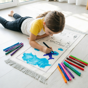 <span class=keywords><strong>Tapis</strong></span> de prière <span class=keywords><strong>interactif</strong></span> pour enfants musulmans 2026, <span class=keywords><strong>tapis</strong></span> de prière islamique de qualité supérieure, ensemble cadeau pour enfants avec stylo à colorier - Product Image 3