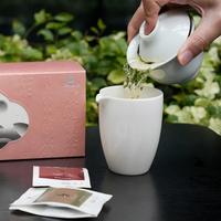 Thé parfumé chinois Collection Rose Jasmin Thé noir Osmanthus Jasmine Oolong Thé foncé au jasmin