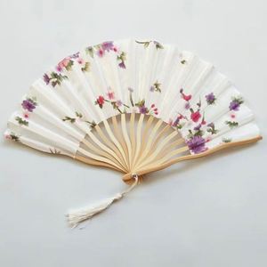 Personalized Black <b>Large</b> Wooden Folding Hand <b>Fan</b> Custom Printed Bamboo Crafts Decorative Item - Product Image 1