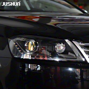 Faro a Proiezione LED JUSHUN per <span class=keywords><strong>Volkswagen</strong></span> <span class=keywords><strong>Passat</strong></span> <span class=keywords><strong>B7</strong></span> 2012-2016, Aggiornamento Fari con Lenti LED e Luci Diurne - Product Image 1