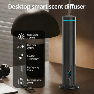 Difusor de Aroma Ultrasilencioso para Grandes Áreas, 120 ml, 9000 mAh, Recargable, Carcasa de Aluminio, Pantalla LED, Control Remoto - Product Image 2