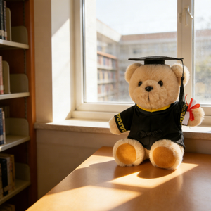 Oso de Peluche de Graduación con Birrete y Toga, Lindo Muñeco de Peluche, ¡Gran Venta para Regalos de Fiesta de Graduación 2026! - Product Image 3