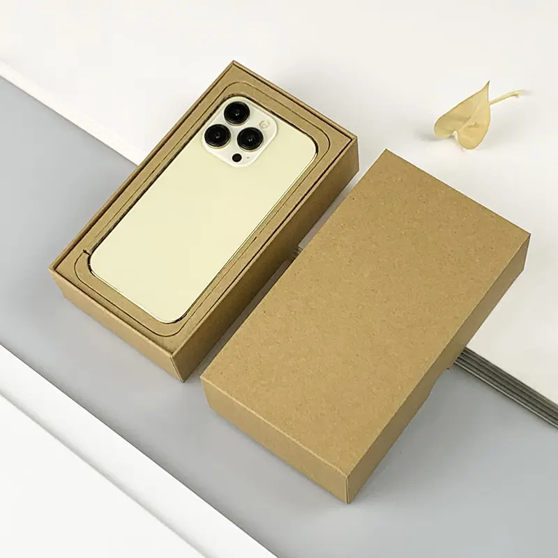 Nieuwe Milieuvriendelijke Kartonnen Mobiele Telefoon Verpakkingsdozen Voor Iphone 15 Pro Max