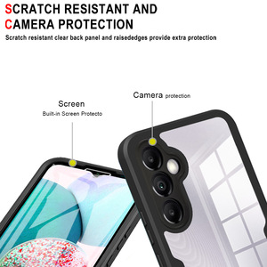 Funda A55 con protector de pantalla incorporado, cubierta de teléfono móvil de TPU + PC de cuerpo completo 360 de doble cara para Samsung <span class=keywords><strong>Galaxy</strong></span> A05 A15 A25 A35 - Product Image 3