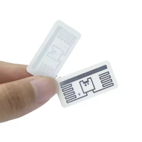 Étiquettes de bibliothèque d'approvisionnement d'usine 13.56Mhz 50*50mm étiquette en papier étiquette Rfid autocollant de gestion de livres