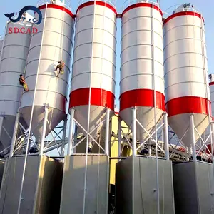 SDCADI Marque profession personnalisée 50t 100t 150t 200t 300 t 500 ton 1000t silo à ciment prix à vendre
