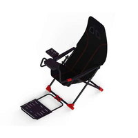 Chaise de course légère et pliable pour jeux d'e-sport et simulateur de course