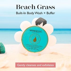 Savon exfoliant en herbe de plage OEM 2 en 1 : Savon nettoyant à la glycérine et éponge exfoliante douce pour homme et femme - Product Image 2