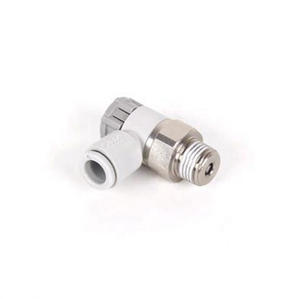 Nouveau contrôleur de vitesse en ligne SMC |   Modèle AS2201F-01-06S avec raccord à enfoncement pour une installation facile et un contrôle précis du débit d'air - Product Image 5