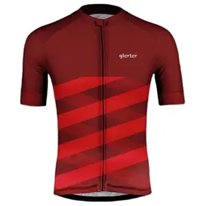 Großhandel Custom Cycling Wear Fahrrad Kleidung Quick Dry Sommer Männer Radfahren Jersey Bike Jersey Shirts Kleidung