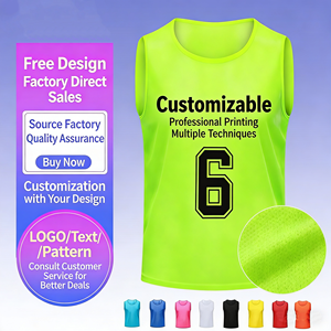 Спортивный жилет, майка, футболка без рукавов, футбольный комплект, баскетбольная майка, футбольный жилет - Product Image 3