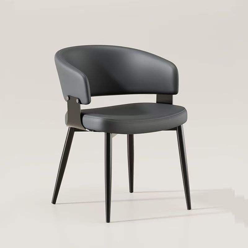 Gris - Cuir Nappa Durable - Cadre en Alliage [Fauteuil Flottant]