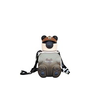 Gourde pour enfant de 750ml givrée étanche pour garçons et filles, bouteille d'eau réutilisable sans Bpa avec paille et sangle