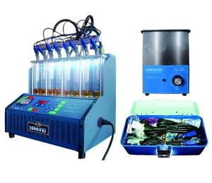 SY-FT04DT INJ-8B 8-Zylinder Einspritzdüsen-Reinigungsmaschine für Benzinmotoren, Kfz-Reparatur, Reinigung und Test, 12 Monate Garantie - Product Image 5