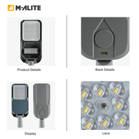 Farola LED Inteligente con Control Remoto de 20W-240W, Soluzled ASL28 Pro, Clasificación IP66, Aplicación en Carreteras, Alimentación CA, Sensor de Movimiento