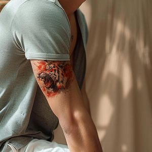 <span class=keywords><strong>Brazo</strong></span> grande Acuarela Animales <span class=keywords><strong>Tatuajes</strong></span> <span class=keywords><strong>Pequeños</strong></span> Animales Tatuaje Pegatinas para Hombres y Mujeres - Product Image 5