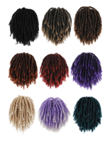 Dreadlock Ponytail Vente en gros Fibre synthétique Pour cheveux noirs Extension de cheveux Faux Locs