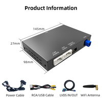 Module intelligent CarPlay Android Auto à double système Rhythm pour Audi avec commutation et contrôle du volume fluides
