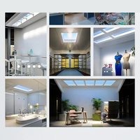 DGLUX panneau de toit de fenêtre en aluminium bleu ciel lumière naturelle Led lucarne artificielle