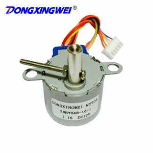 มอเตอร์สเต็ปเปอร์ Dongxingwei 24byj48-16-1 แกน 5 มม. มอเตอร์ไฟฟ้าขนาดเล็ก 4 เฟส สำหรับไฟเวทีลูกบอลคริสตัล - Product Image 5