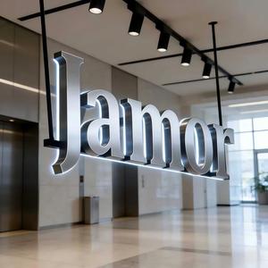 Letrero LED Acrílico 3D Retroiluminado, Letrero Comercial Personalizado para Exteriores con Logotipo de Oficina - Product Image 2