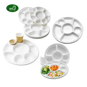Paquete De 50 Platos De Papel Biodegradables Plateados: Desechables Pero Con Estilo
