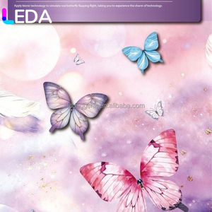 LEDA Nuevo Diseño Colorido Luminoso Insecto Dinámico Simulado Mariposa RC Transmisor de Radio Mariposa Decoración de Jardín Exterior - Product Image 6