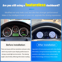 Pour 2005-2009 Range Rover Sport Discovery 3 LR3 Digital Virtual Cockpit Instrument Jauge Cluster Compteur de Vitesse LCD Tableau de Bord Panneau