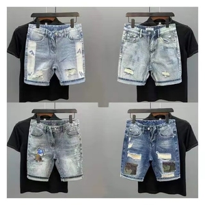 Short en <span class=keywords><strong>jean</strong></span> <span class=keywords><strong>noir</strong></span> <span class=keywords><strong>slim</strong></span> pour <span class=keywords><strong>homme</strong></span>, imprimé, élastique, déchiré, style hip-hop punk, <span class=keywords><strong>jean</strong></span> <span class=keywords><strong>troué</strong></span>, formel, été, respirant - Product Image 6