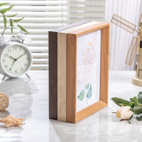 Bingkai Foto Kayu MDF Berlapis UV Modern untuk Meja dan Dinding (A4/6"/8"/10") Tahan Lama dan Ringan