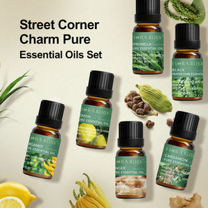 ชุดของขวัญน้ำมันหอมระเหยบริสุทธิ์10มล. น้ำมันหอมระเหยสำหรับบำรุงผิวและเส้นผม - Product Image 2