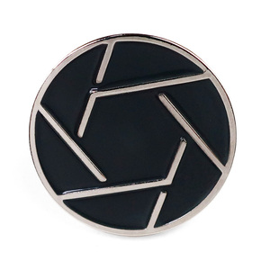 빠른 사용자 정의 브로치 일반 승화 빈 라운드 옷깃 핀 - Product Image 3