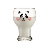 Vaso de Vidrio Estilo Coreano con Diseño de Oso Adorable para Postres y Bebidas Frías, Taza Barrigona para Cerveza y Café Resistente al Calor