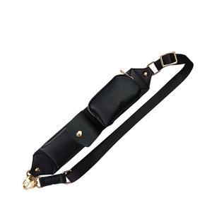 Mini bolso de moda para teléfono móvil, de cuero PU, impermeable, con cremallera, correa ajustable para el hombro, bolso deportivo multifuncional para exteriores, duradero - Product Image 6