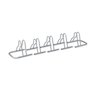 Support de stationnement pour vélo <span class=keywords><strong>vertical</strong></span> à deux niveaux en alliage JH-Mech 5 vélos, support de sol pour vélo, support de stationnement autonome, <span class=keywords><strong>garage</strong></span> - Product Image 1