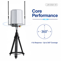 Detector de Drones Fijo 70M-6G, Sistema de Defensa AOA DJI, Alarma de Seguridad RF, Rastreo de Posición, Detección de Dirección de Señal de Video FPV UAV