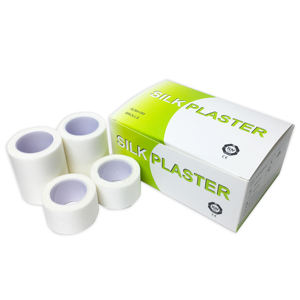 医療病院外科用創傷ケア複数のサイズ1.25cm 2.5cm 5cm 7.5cm 10cm通気性使い捨て粘着シルクテープ - Product Image 5
