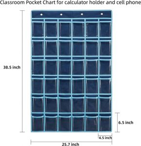 Organizador Colgante de Tela No Tejida con 36 Bolsillos para Aula, Material Escolar, Almacenamiento para Maestros, Teléfonos Celulares, Venta al Por Mayor - Product Image 2