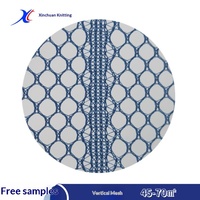 Tissu en maille hexagonale à rayures verticales 100% polyester tricoté, non extensible, respirant, anti-moustiques, pour sacs