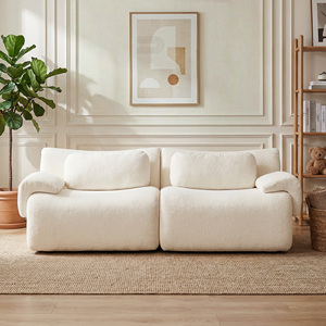 Sofá Seccional Modular Contemporáneo de Dos Plazas, Envasado al Vacío, Chenilla, Sin Montaje, Sofá de Esponja de Alta Densidad para Sala de Estar/Apartamento - Product Image 1