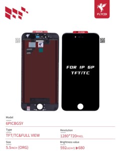 Flycdi cho iPhone <span class=keywords><strong>6</strong></span> cộng với <span class=keywords><strong>6</strong></span> <span class=keywords><strong>P</strong></span> Màn hình <span class=keywords><strong>LCD</strong></span> màn hình cảm ứng hiển thị cho 11 12 13 14 XR XS điện thoại di động chất lượng điện thoại di động màn hình <span class=keywords><strong>LCD</strong></span> - Product Image 2