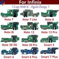 Câble flexible de port de charge pour Tecno Spark Go 2022 2021 2023 2024 Spark 20 Kj5 Carte de charge USB flexible pour Infinix Itel