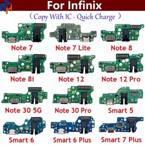 สายแพรพอร์ตชาร์จสำหรับ Tecno Spark Go 2022 2021 2023 2024 Spark 20 Kj5 สายแพรพอร์ตชาร์จ USB สำหรับ Infinix Itel - Product Image 2
